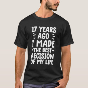 Anniversary For Married 17 Years Marriage T-Shirt