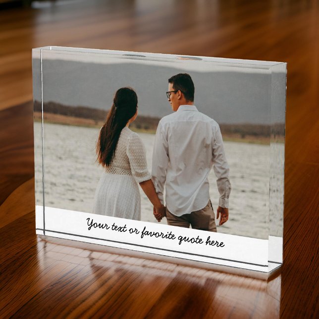 Anniversary Gift, Custom Photo Block, Gift for her (Christmas gift for mom, personalized gift for couples, custom photo home decor, mothers day gift)
