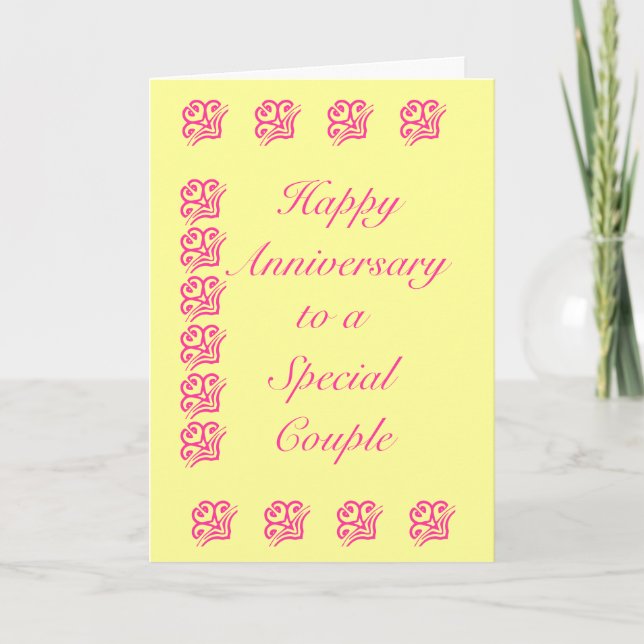 Anniversary Greetings Card (Front)