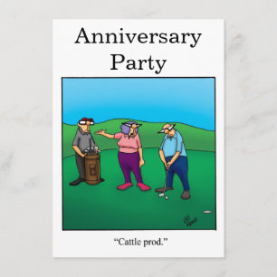 Anniversary Humour Party Invitations "Spectickles"