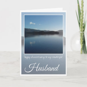 Anniversary Husband, Loch Lomond, Scotland. Card