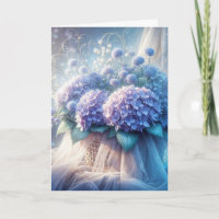 Anniversary Hydrangea Basket Bouquet