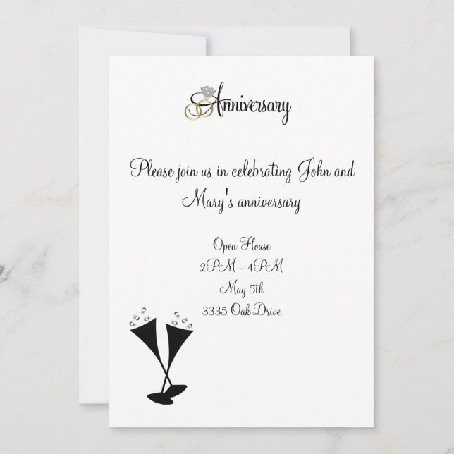 Anniversary Invitation (Front)