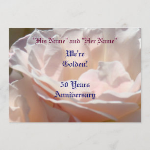 Anniversary Invitations 50 Year Anniversary Party