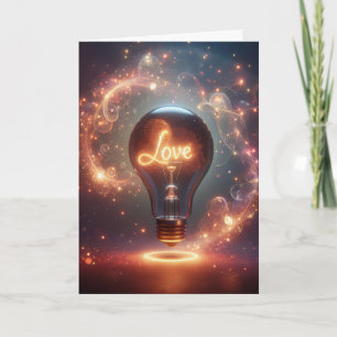 Anniversary Love Light Bulb Card