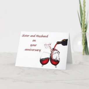 *ANNIVERSARY LOVE* SISTER/HER HUSBAND CARD