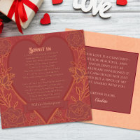 Anniversary Modern Elegant Poetry Love Quote