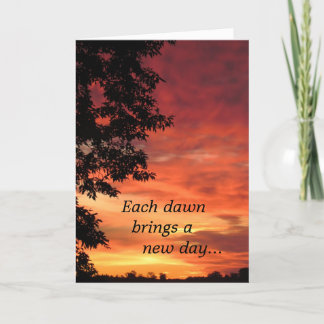 anniversary of a death - dawn card
