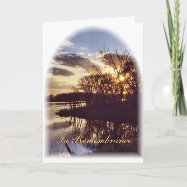 Anniversary of a Death/Window of Don's Slough Card (Front)