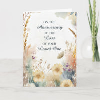 Anniversary of the Loss of Loved One Wildflowers