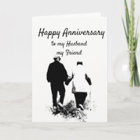 Anniversary Old Senior Couple Walking Holding Hand