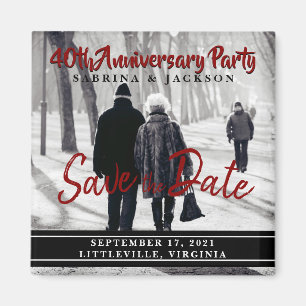 Anniversary or Any Event Party  - Save the Date Magnet