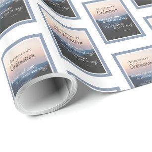 Anniversary Ordination Wrapping Paper