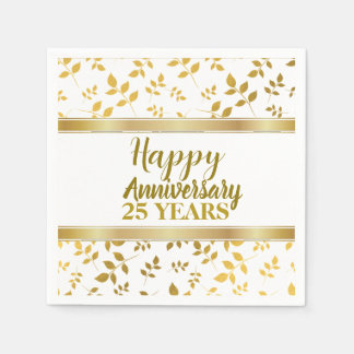 Anniversary - Paper Coaster Napkins