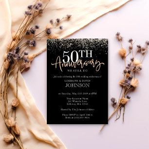 ANNIVERSARY PARTY    *Easy to Edit* Invitation