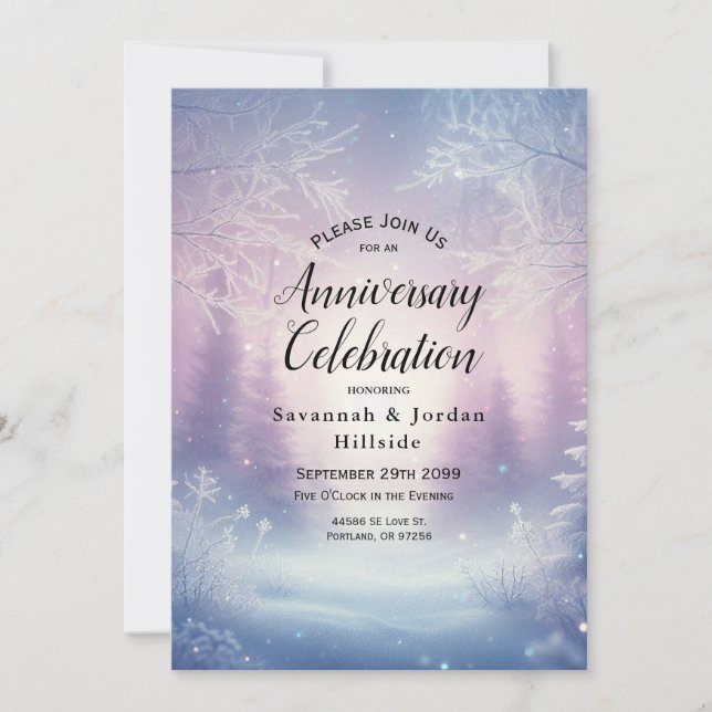 Anniversary Party Invitation (Front)