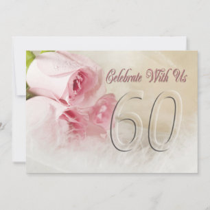 Anniversary party invitation for 60 years