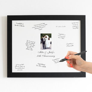 Anniversary Party Signing Guest Book Alternative Photo Print