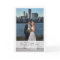Anniversary photo and wishes Folded Greeting Card