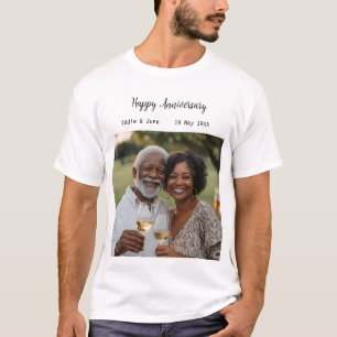 Anniversary Photo Modern  T-Shirt