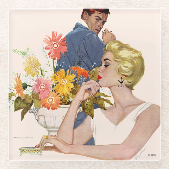 Anniversary Quarrel 2 Glass Coaster (Front)