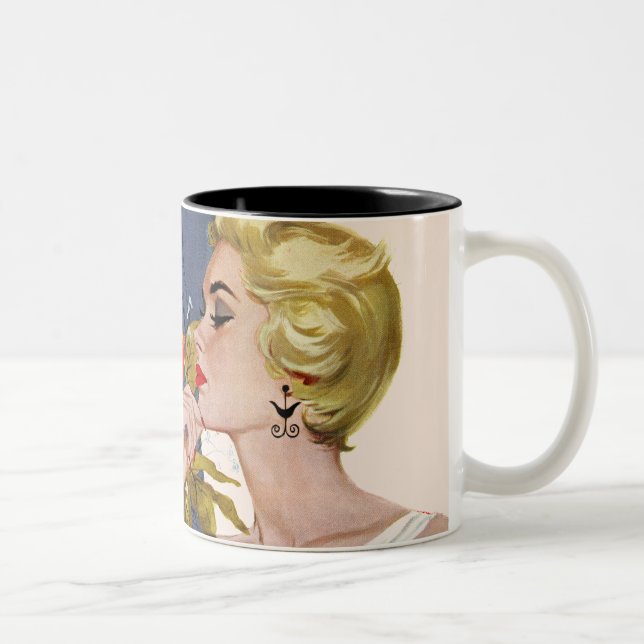 Anniversary Quarrel Two-Tone Coffee Mug (Right)