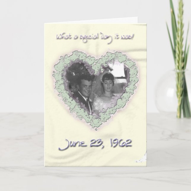 Anniversary request invitation (Front)