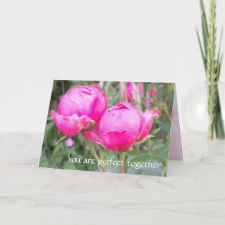 Anniversary roses card