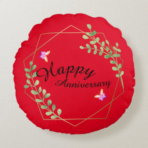 Anniversary  round cushion