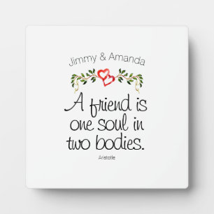 Anniversary Soulmate Inspiration—Hearts & Leaves Plaque