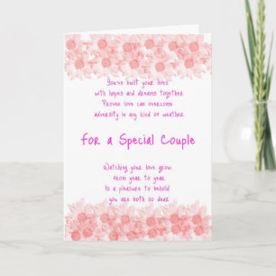 Anniversary Special Couple Original Poetry Card