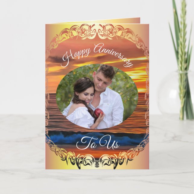 Anniversary Sunset 1577 Card (Front)