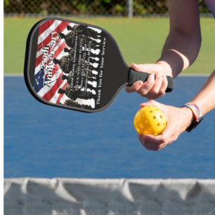  Anniversary Thank you for Your Service Pickleball Paddle