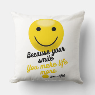Anniversary & Valentine Couple Pillow | Cute Smile