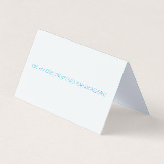 ANNIVERSARY VAR DRAFT CARD