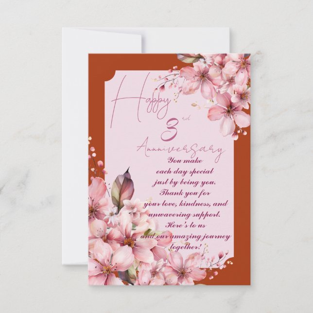Anniversary wish  card (Front)