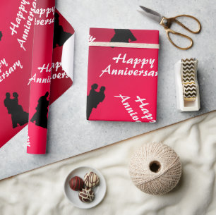 Anniversary  wrapping paper
