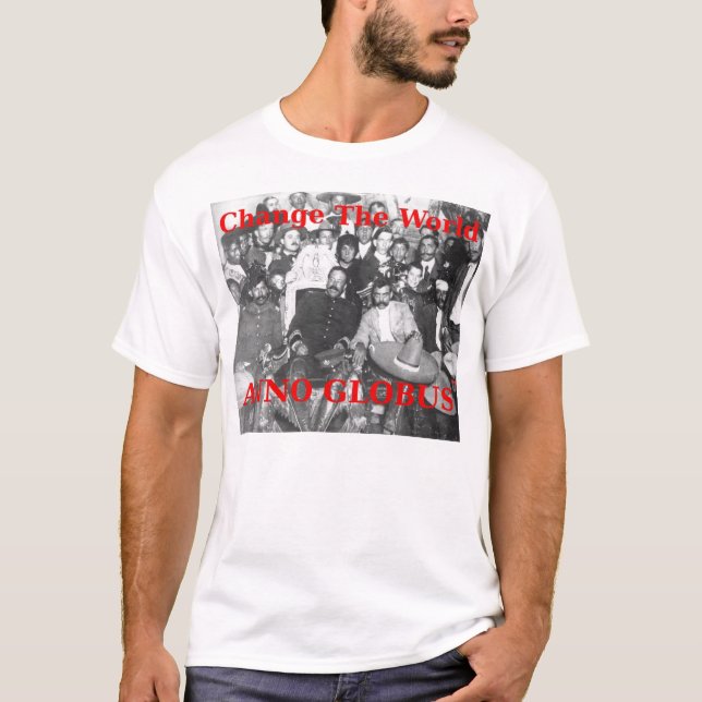 Anno Globus - Pancho Villa & Emiliano Zapata (RED) T-Shirt (Front)
