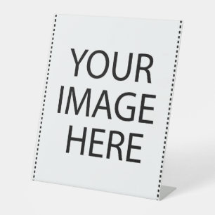 announce your own party pedestal sign