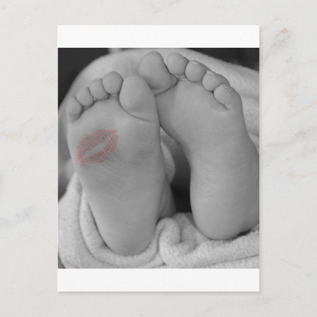 Announcement Baby Shower Crib Nursery (Front)