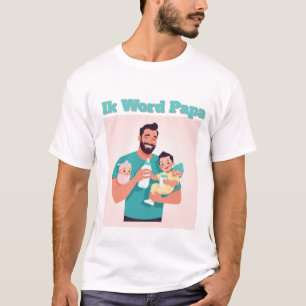 Announcement I Become Papa - Mum Pregnancy Des T-Shirt