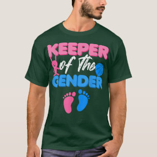 Announcement Keeper of Gender Reveal Party Idea Ba T-Shirt
