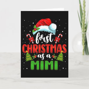 Announcement Santa First Christmas As A Mimi Famil