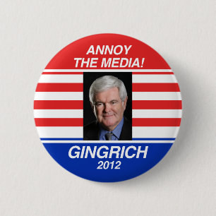 Annoy the Media 6 Cm Round Badge