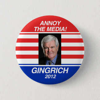 Annoy the Media 6 Cm Round Badge