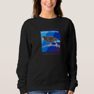 Annoyed African Grey Parrot Biting Finger Sweatshirt