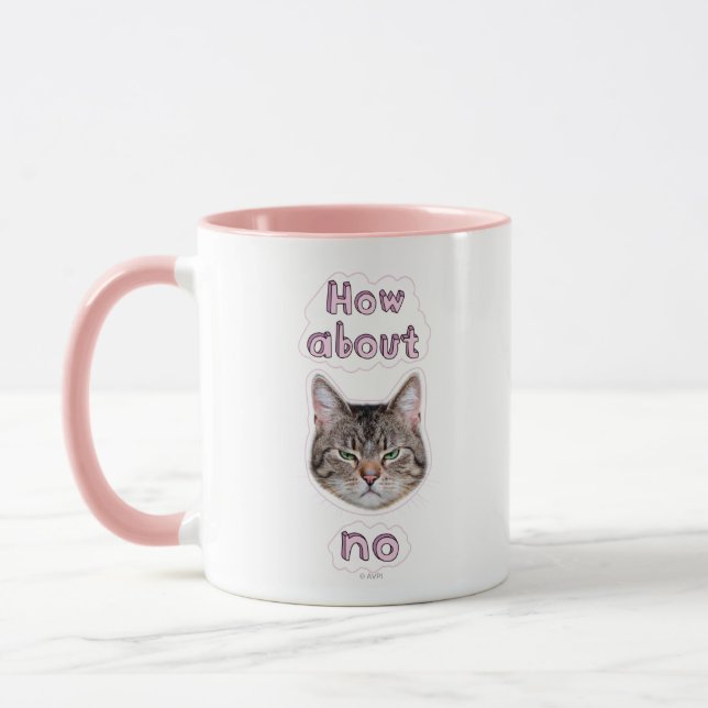 Annoyed Cat Mug (Left)