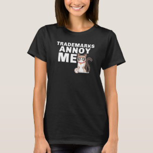 Annoyed Cat Trademarks Annoy Me Mean Cat Fussy Cat T-Shirt