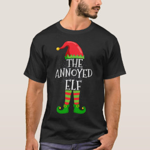 Annoyed Elf Family Matching Christmas Group Funny T-Shirt