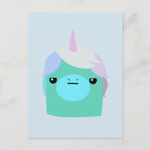 Annoyed Unicorn Postcard